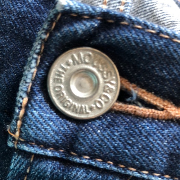 Moussy Vintage Comfort Velma Skinny Distressed Blue Jeans, Size 29. Retail $325. - Picture 15 of 16